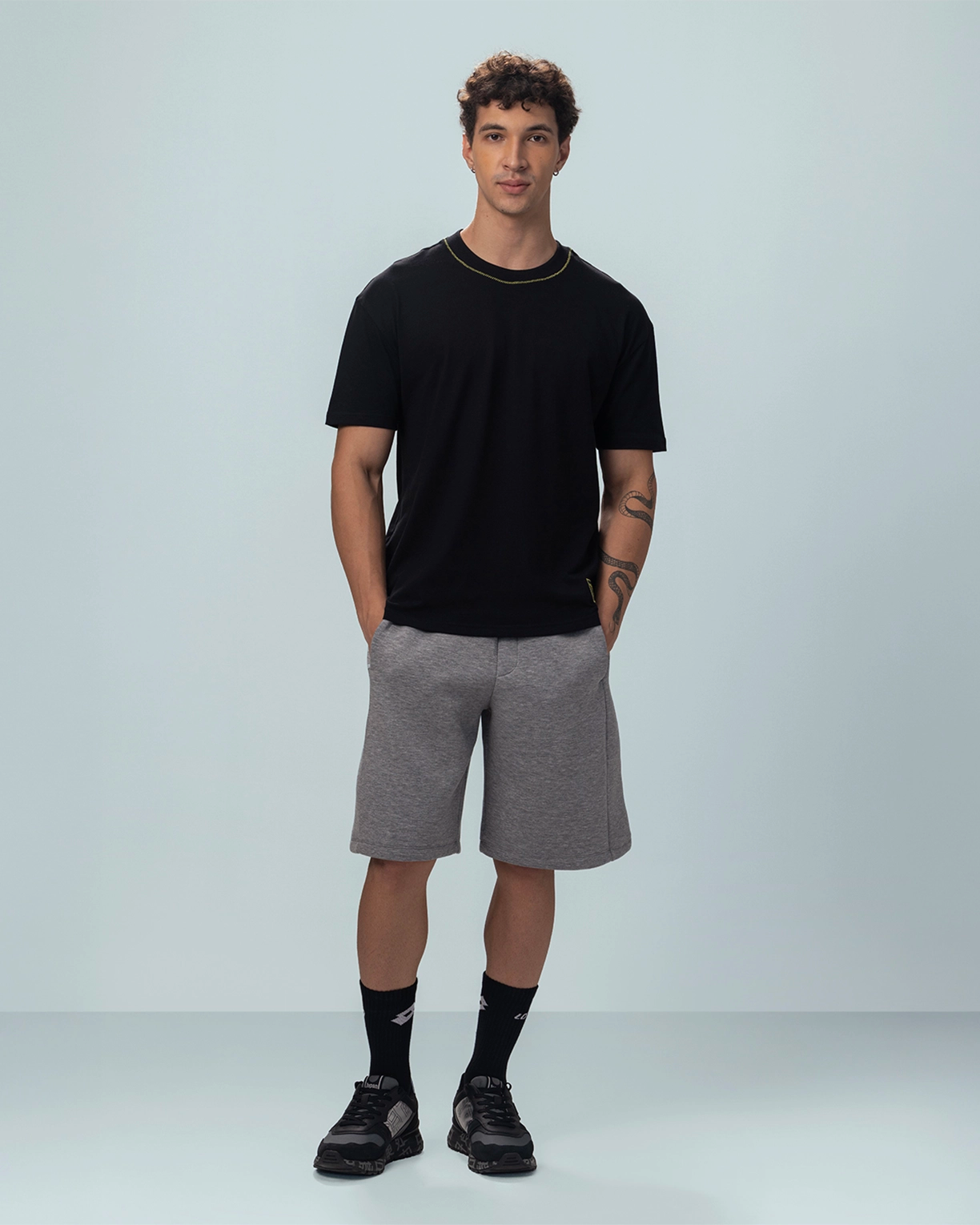 Lotto Street Play Tee - Black Beauty
