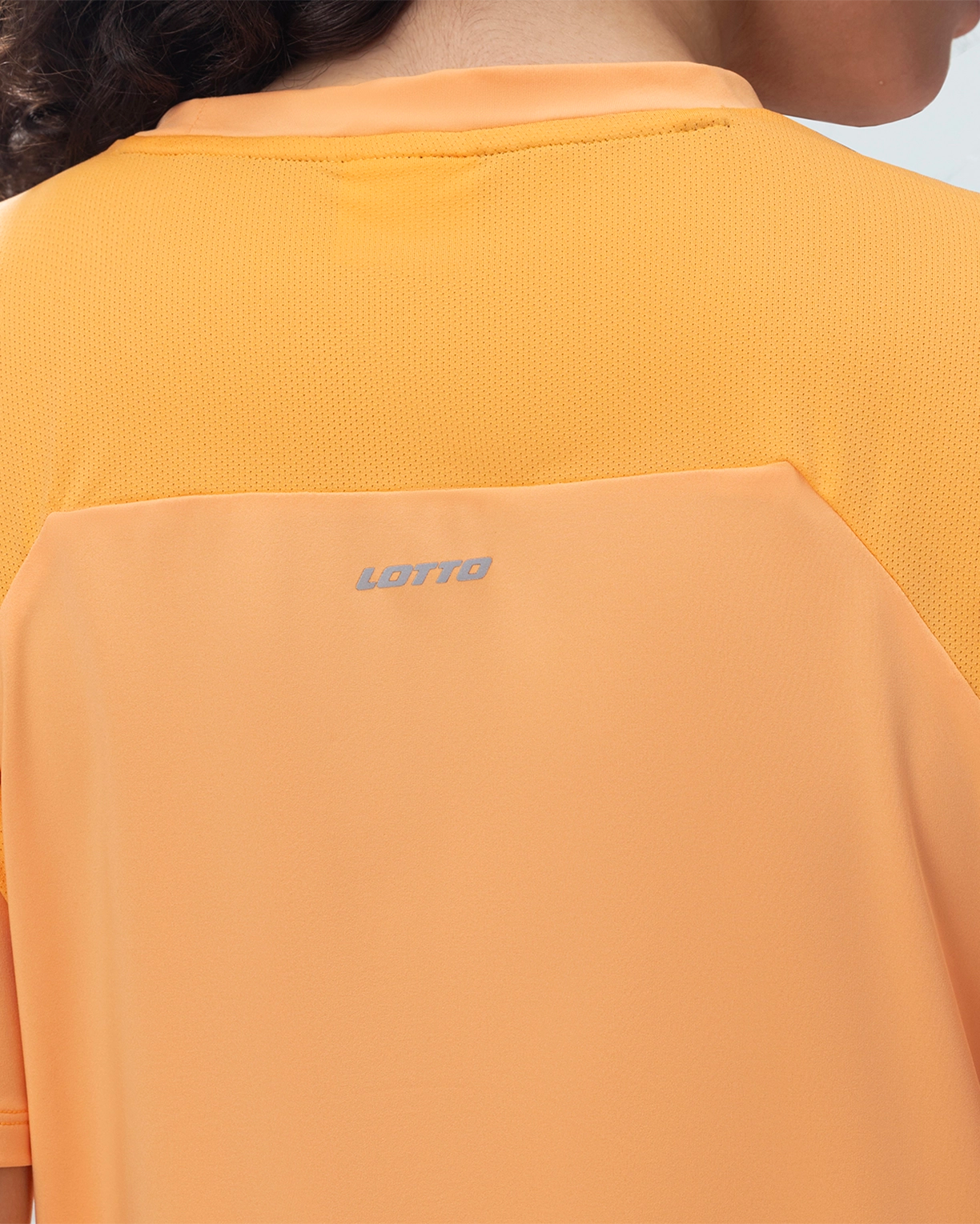 Women Lotto Play Performance Mesh Tee - Mock Orange T-shirts4