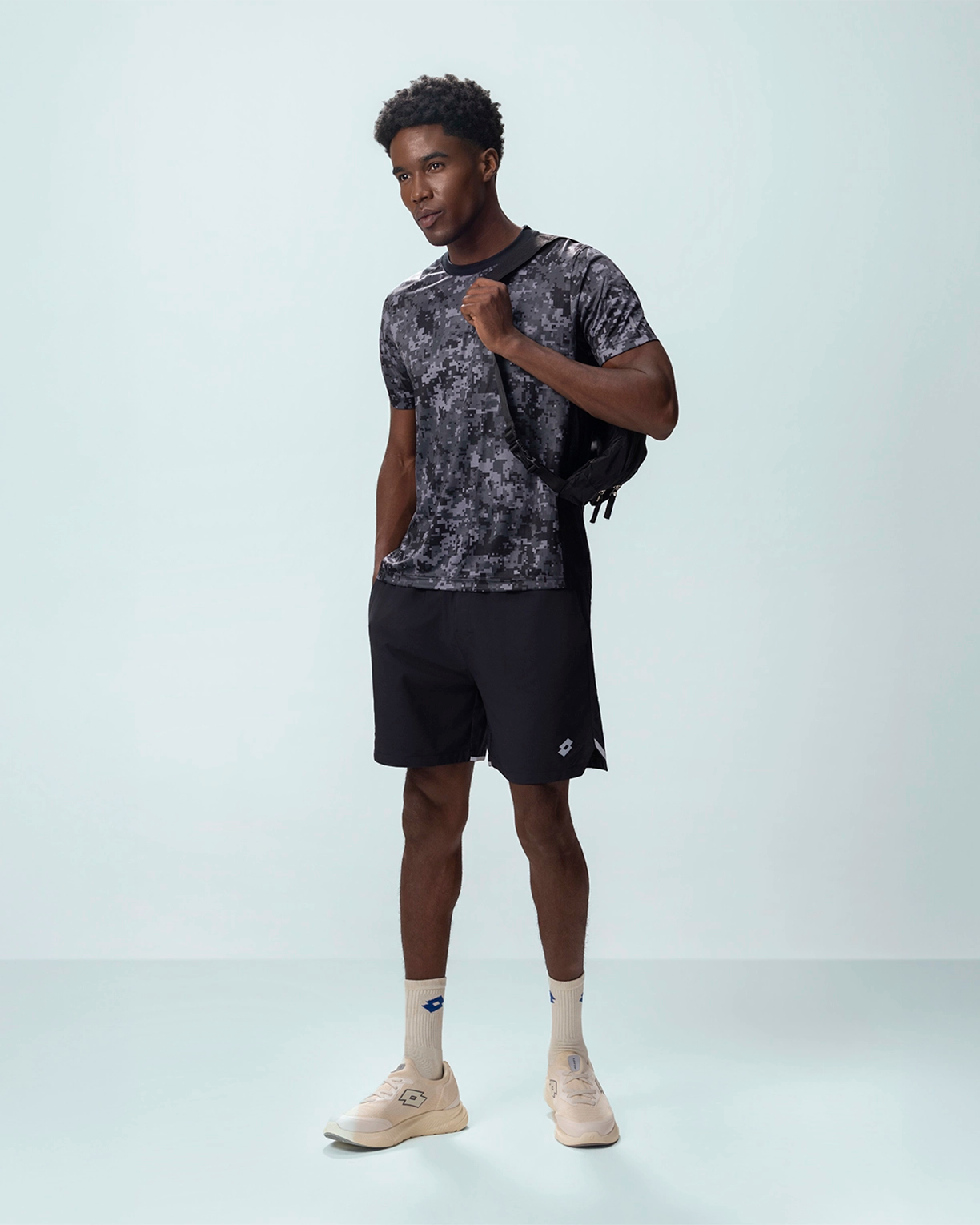 Men Lotto Play Camo Tee - Stretch Limo T-shirts6