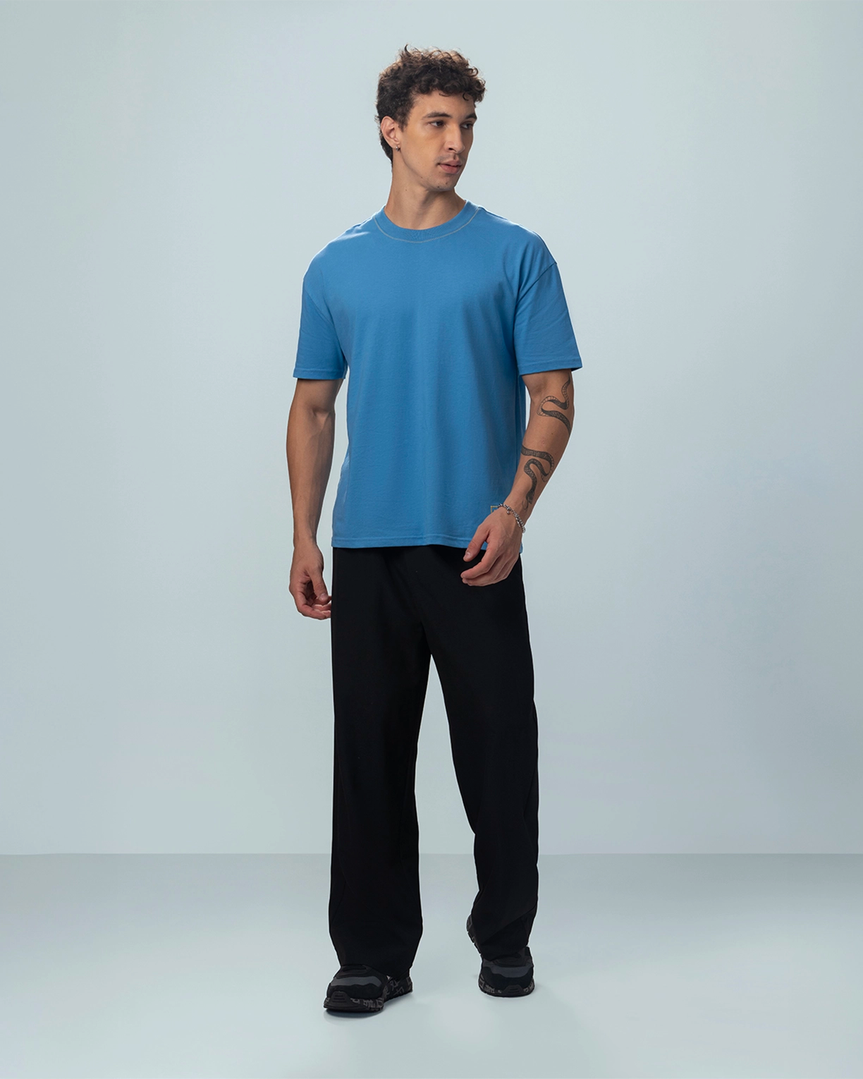 Men Lotto Street Play Tee - Cendre Blue T-shirts6