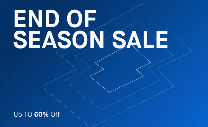End of Season Sale - Up to 60% Off