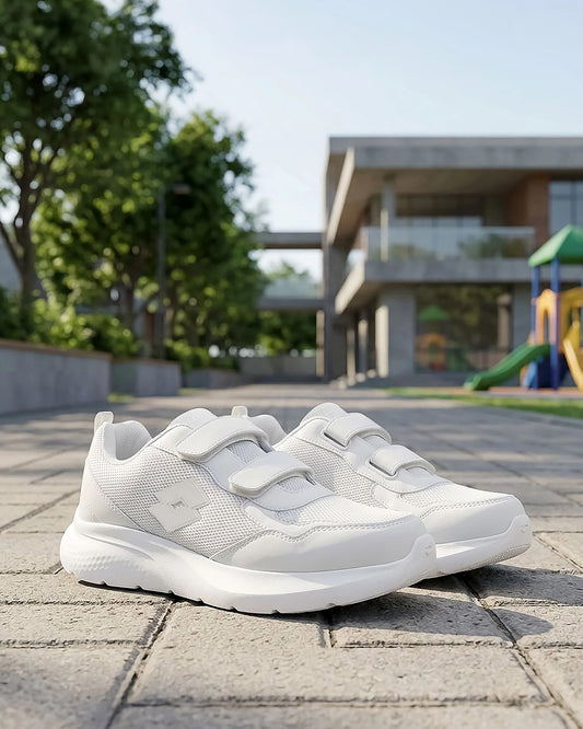 Unisex Lotto Ace Kids - White School Shoes