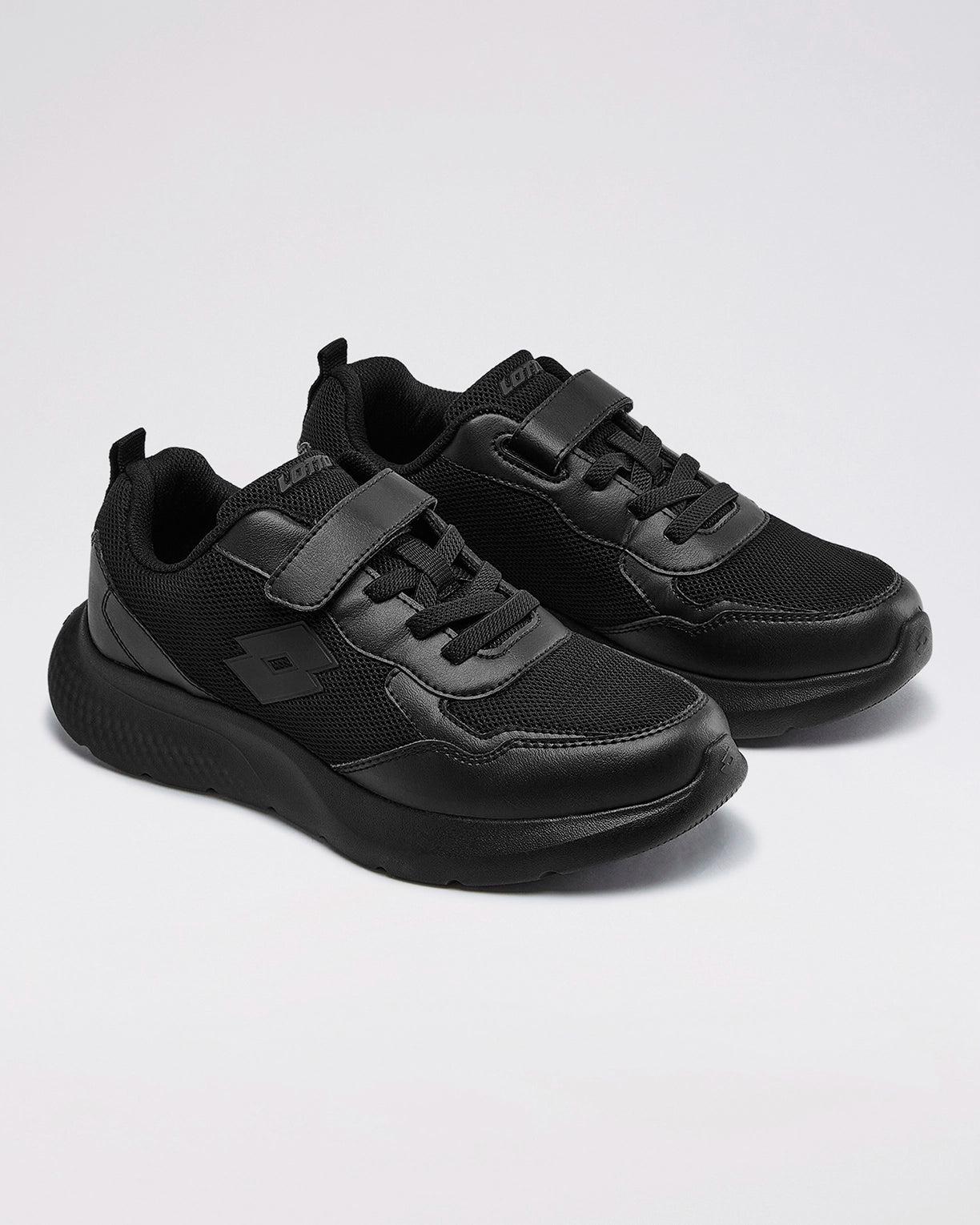 Unisex Lotto Ace Jr - Black School Shoes2