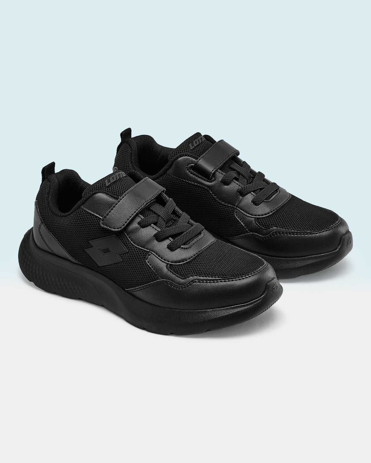 Unisex Lotto Ace Jr - Black School Shoes2