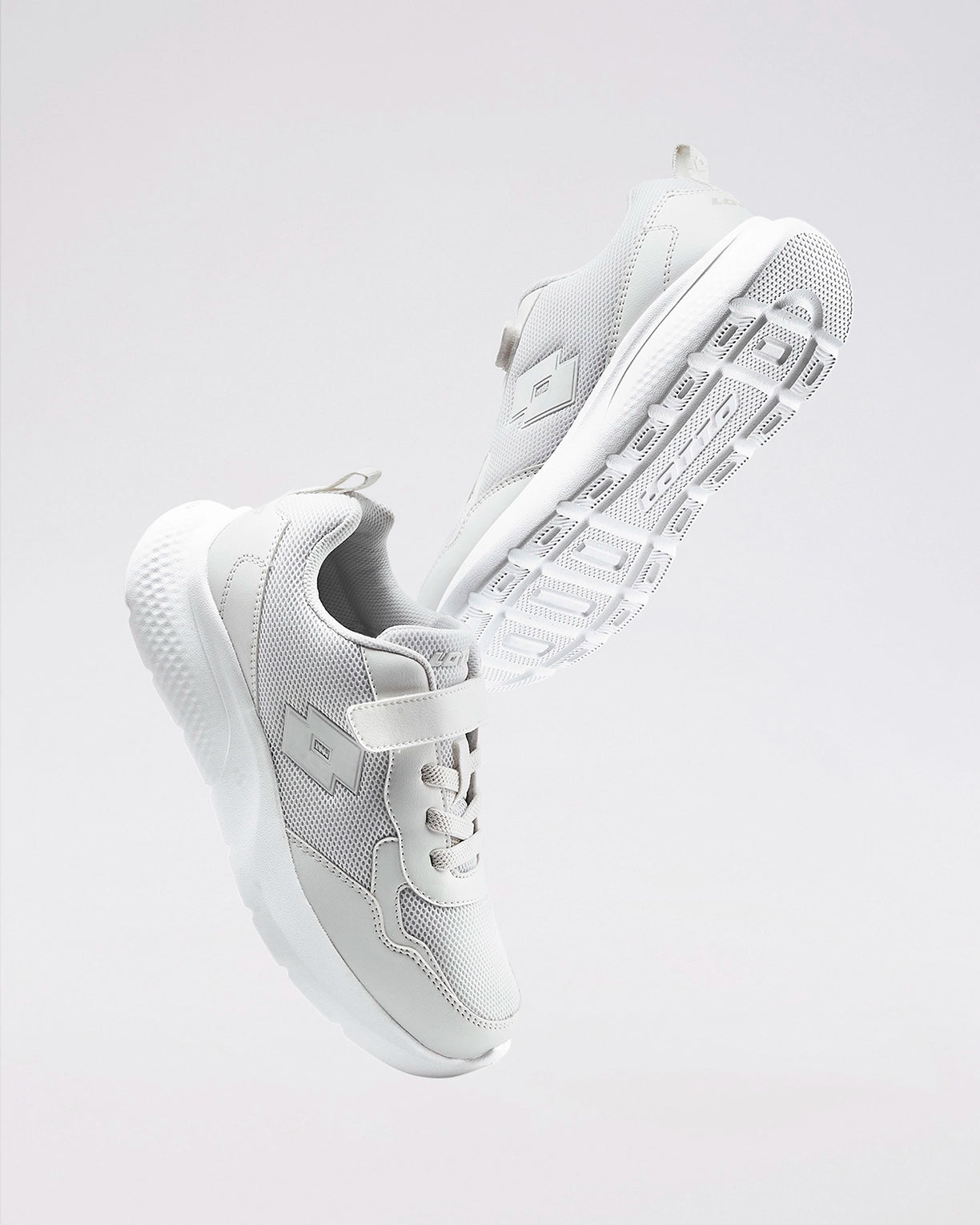 Unisex Lotto Ace Jr - White School Shoes6