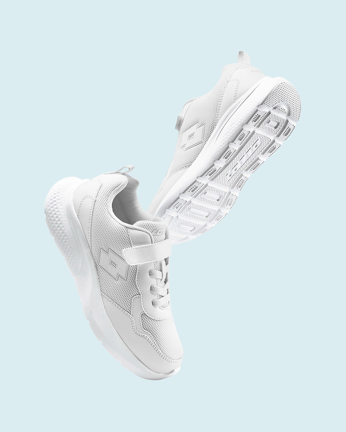 Unisex Lotto Ace Jr - White School Shoes5