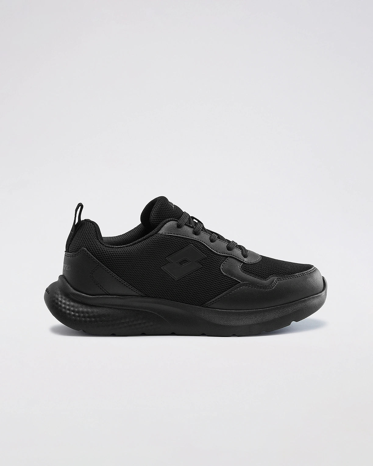 Unisex Lotto Ace - Black School Shoes1