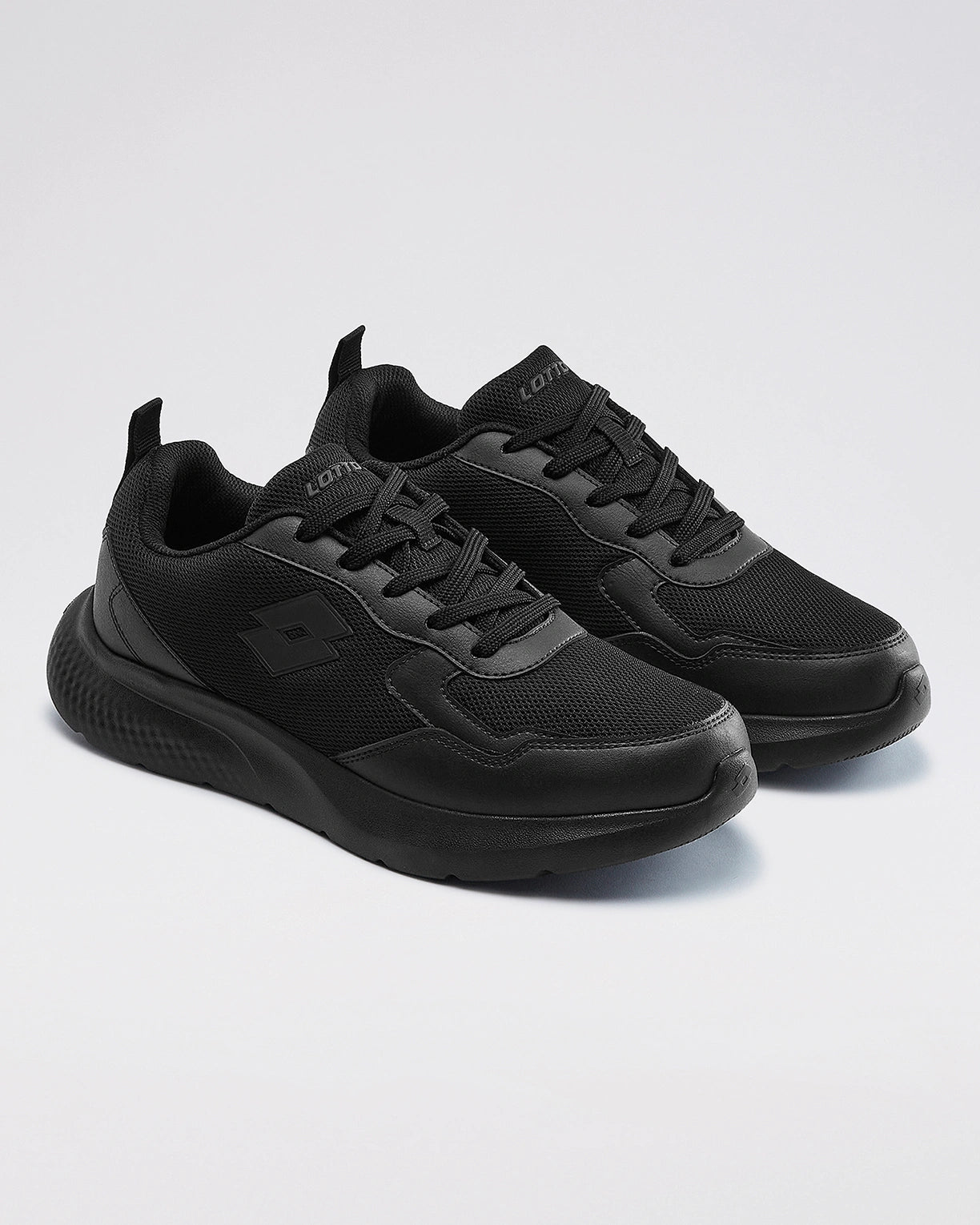 Unisex Lotto Ace - Black School Shoes2