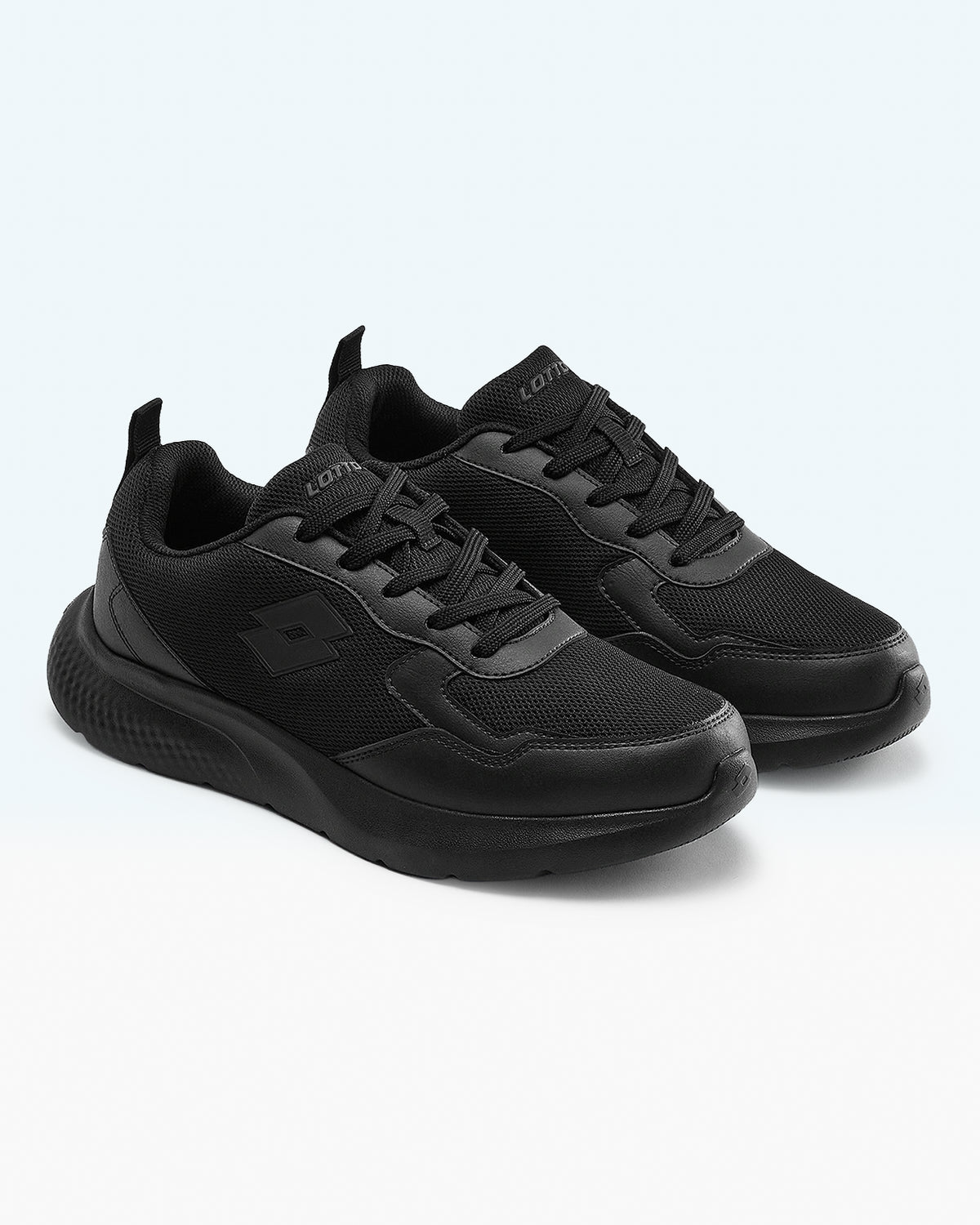 Unisex Lotto Ace - Black School Shoes2
