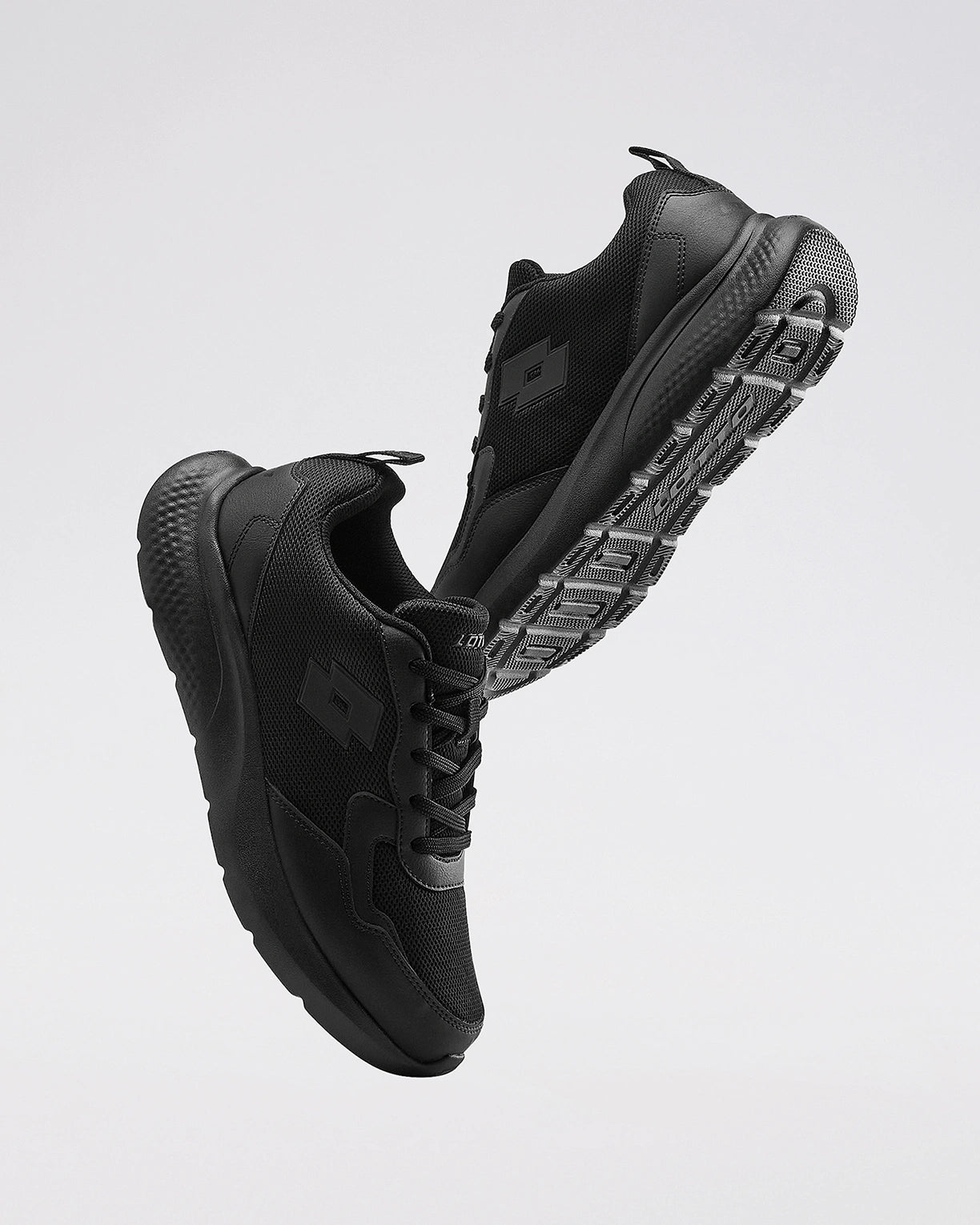 Unisex Lotto Ace - Black School Shoes5
