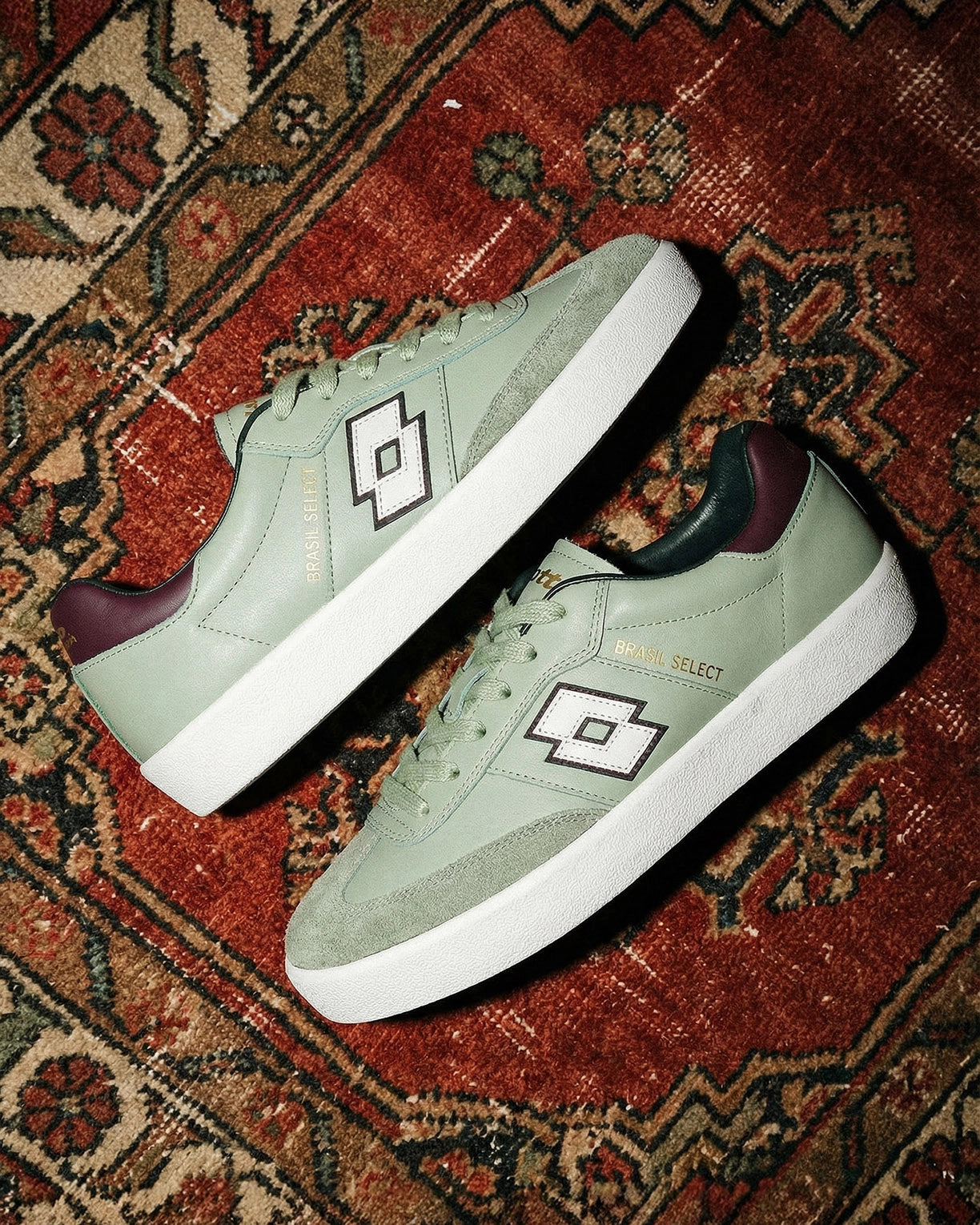 Men Lotto Brasil Select OG - Matcha Green Sneakers0