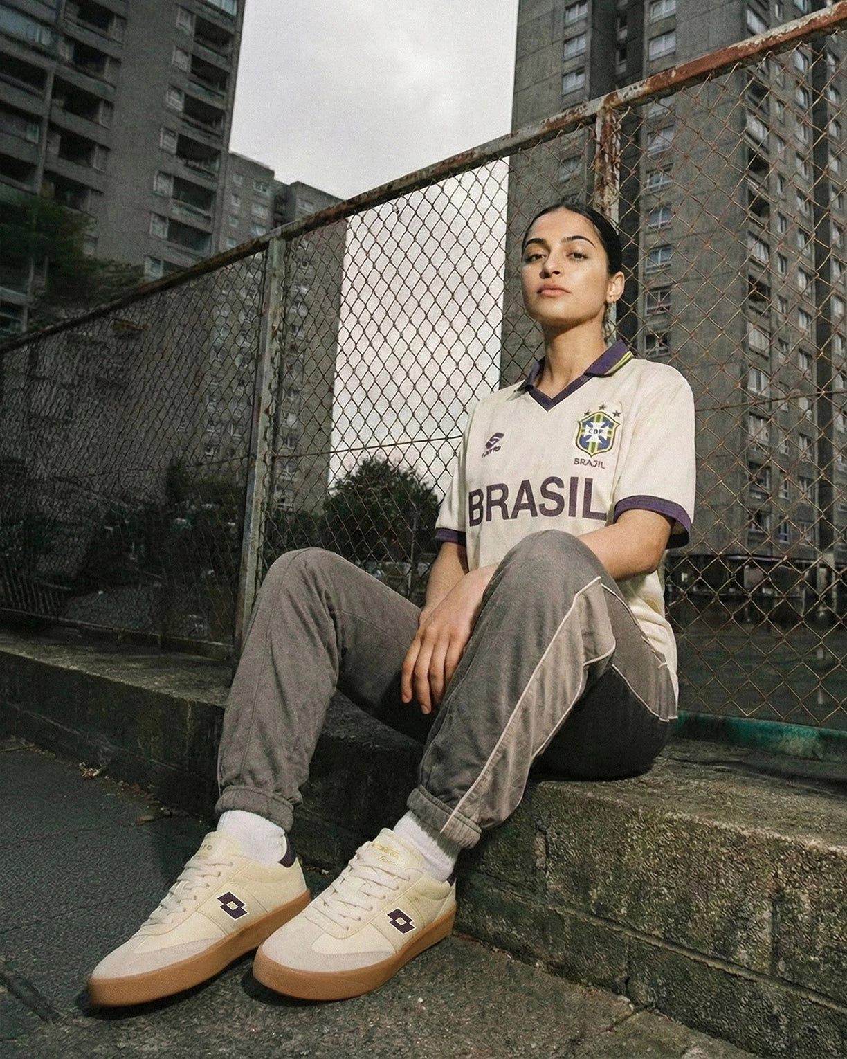 Women Lotto Brasil Select OG - Butter Yellow Sneakers3