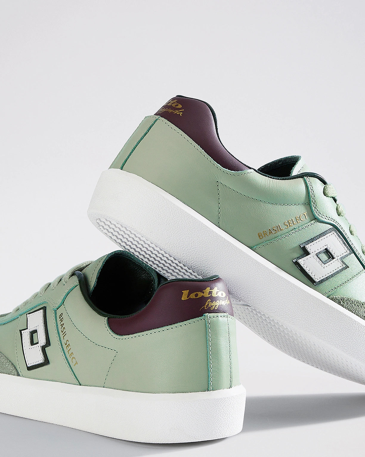 Men Lotto Brasil Select OG - Matcha Green Sneakers2