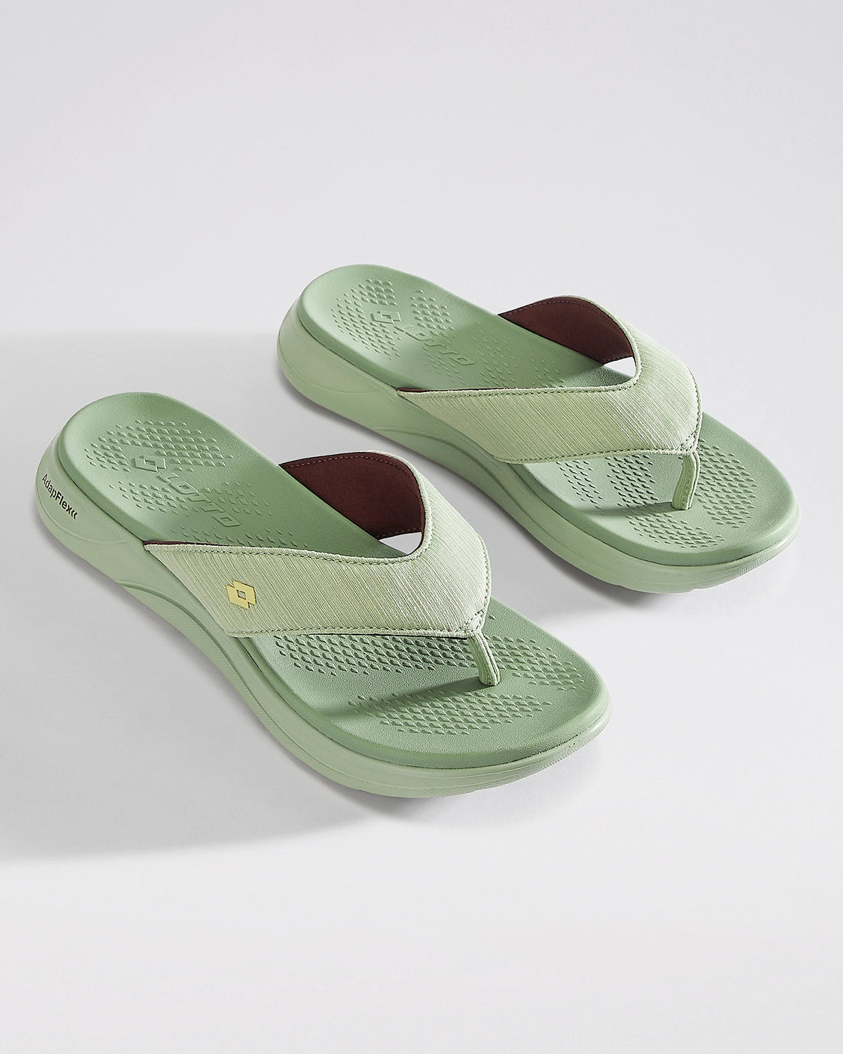 Women Lotto Evernote Strip - Matcha Green Slippers2