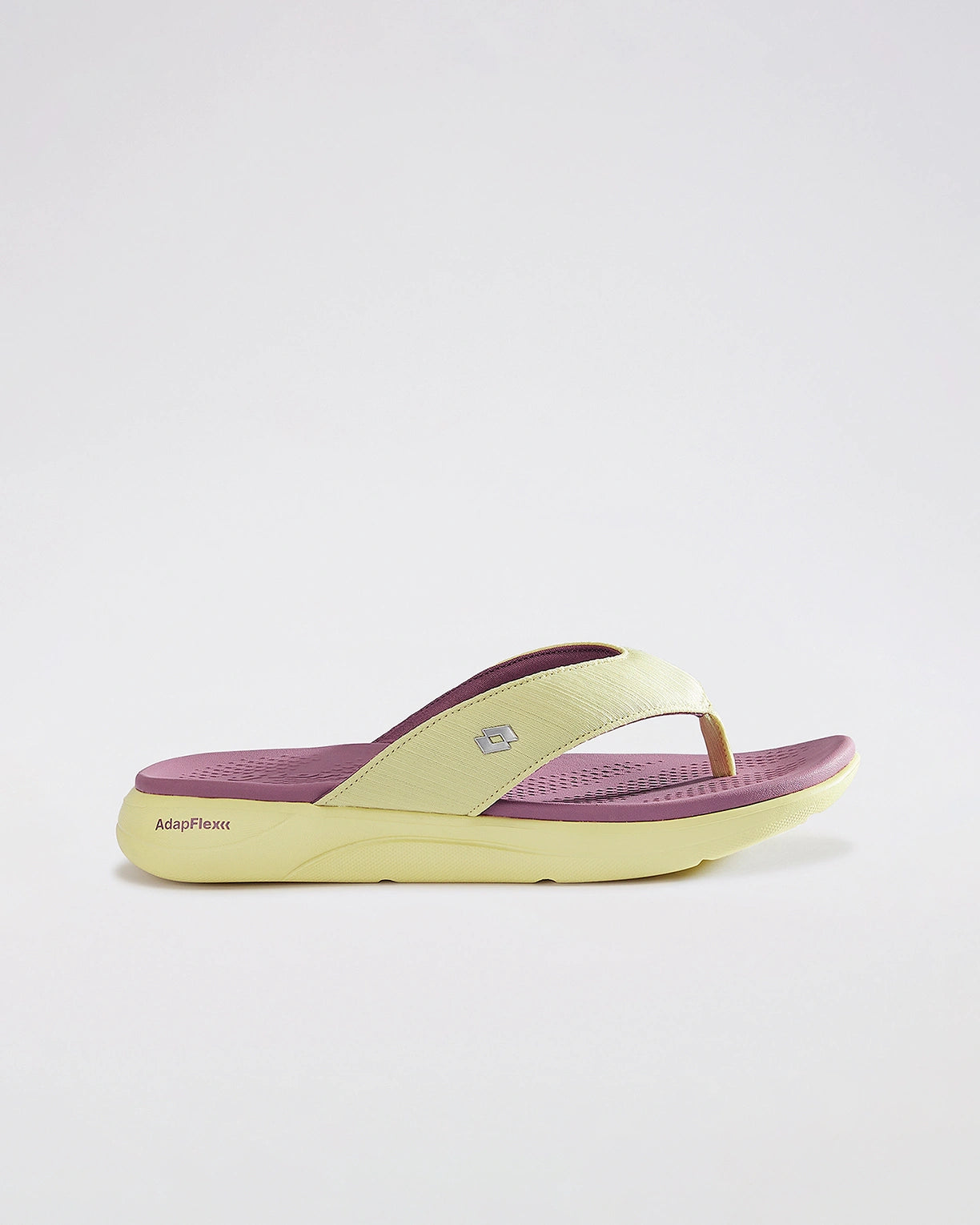 Women Lotto Evernote Strip - Butter Yellow Slippers1