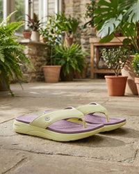 Women Lotto Evernote Strip - Butter Yellow Slippers