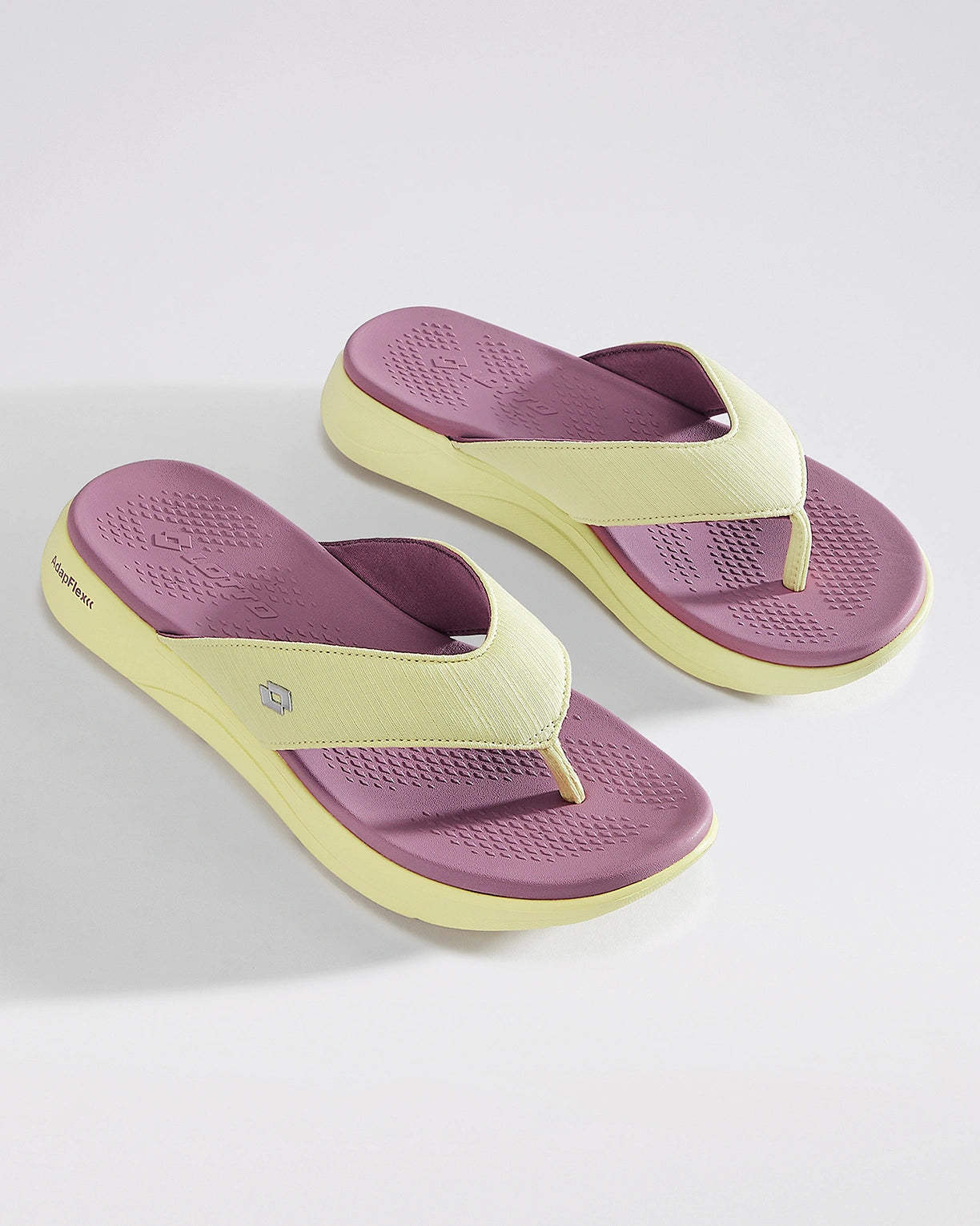 Women Lotto Evernote Strip - Butter Yellow Slippers2