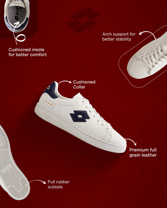 Men's Lotto Autograph OG - Star White-Peacoat