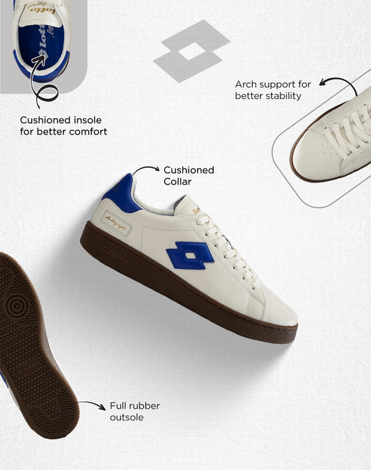 Men's Lotto Autograph OG - Pure White-Directoire Blue