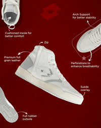 Men Lotto Hoop Star OG High - Star White Sneakers 1