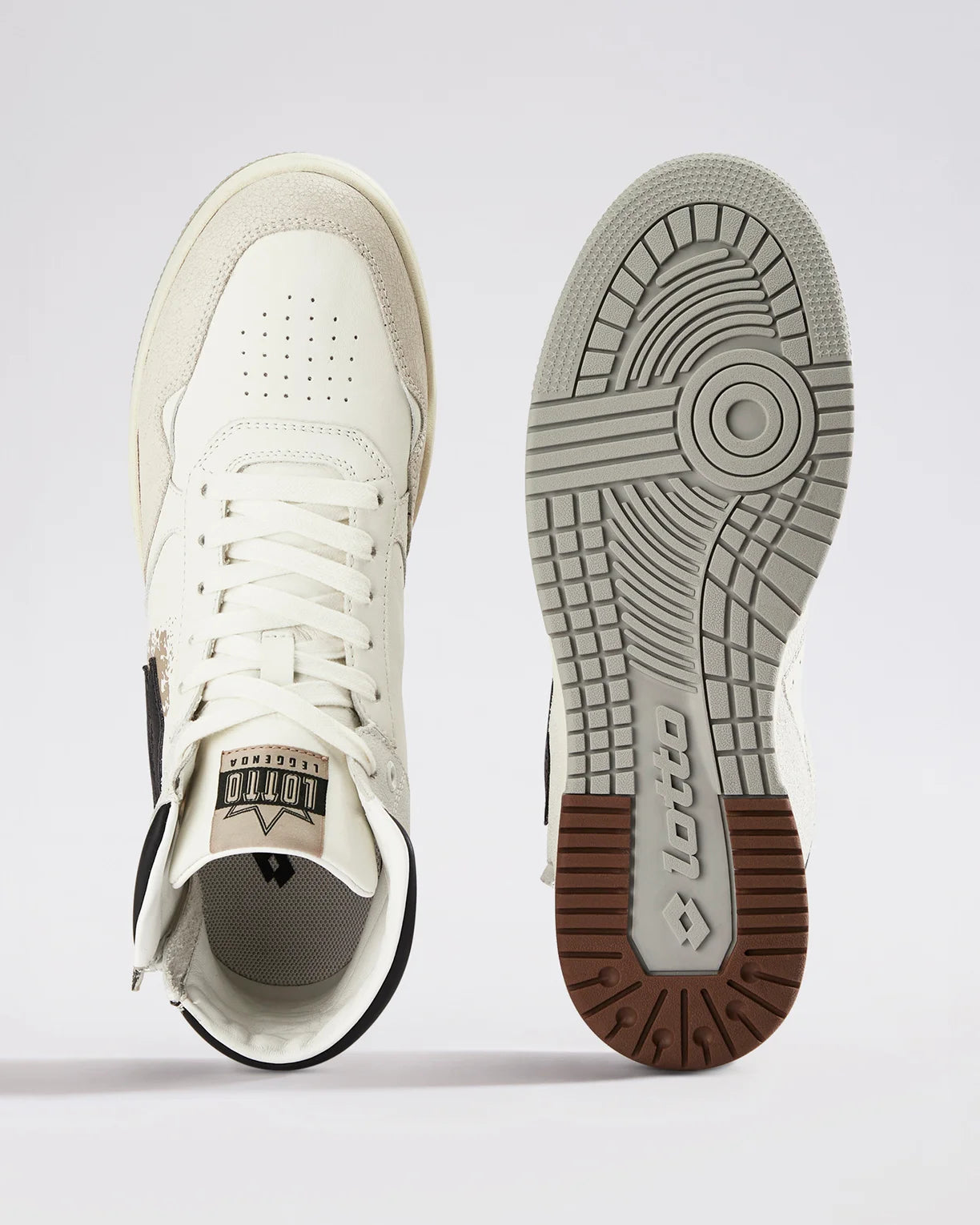 Hoop Star OG High - White-Fossil