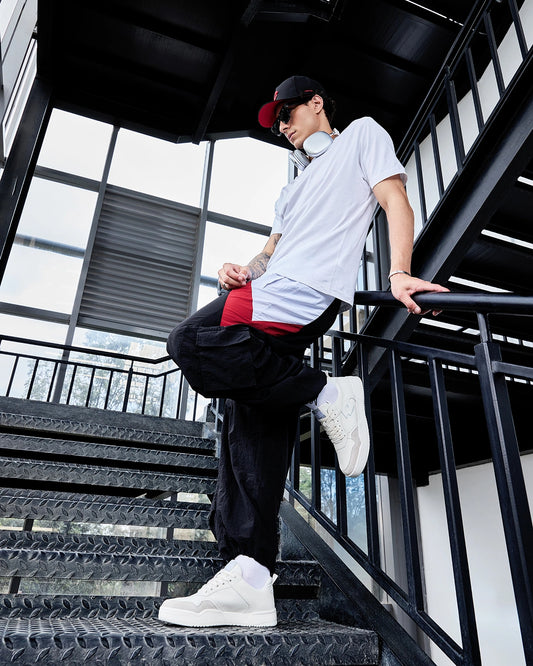 Men's Lotto Hoop Star OG - Star White-Star White-Glacier Grey