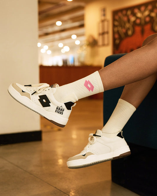 Women's Lotto Hoop Star OG - Star White-Black Beauty