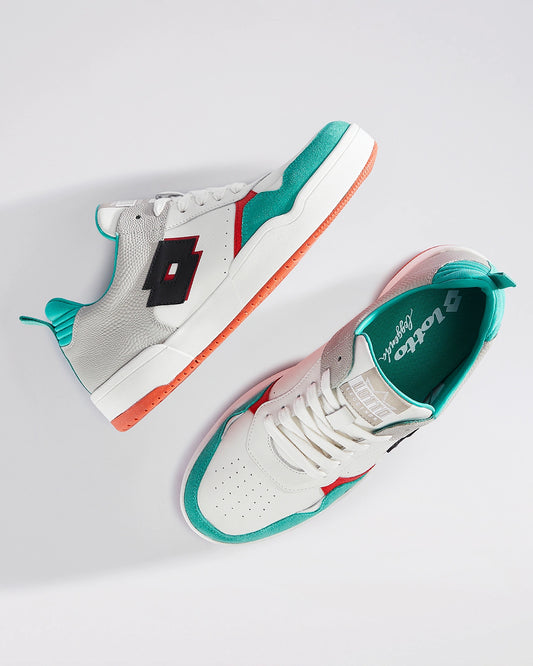 Women's Lotto Hoop Star OG - Pelican-Arcadia-Pure White