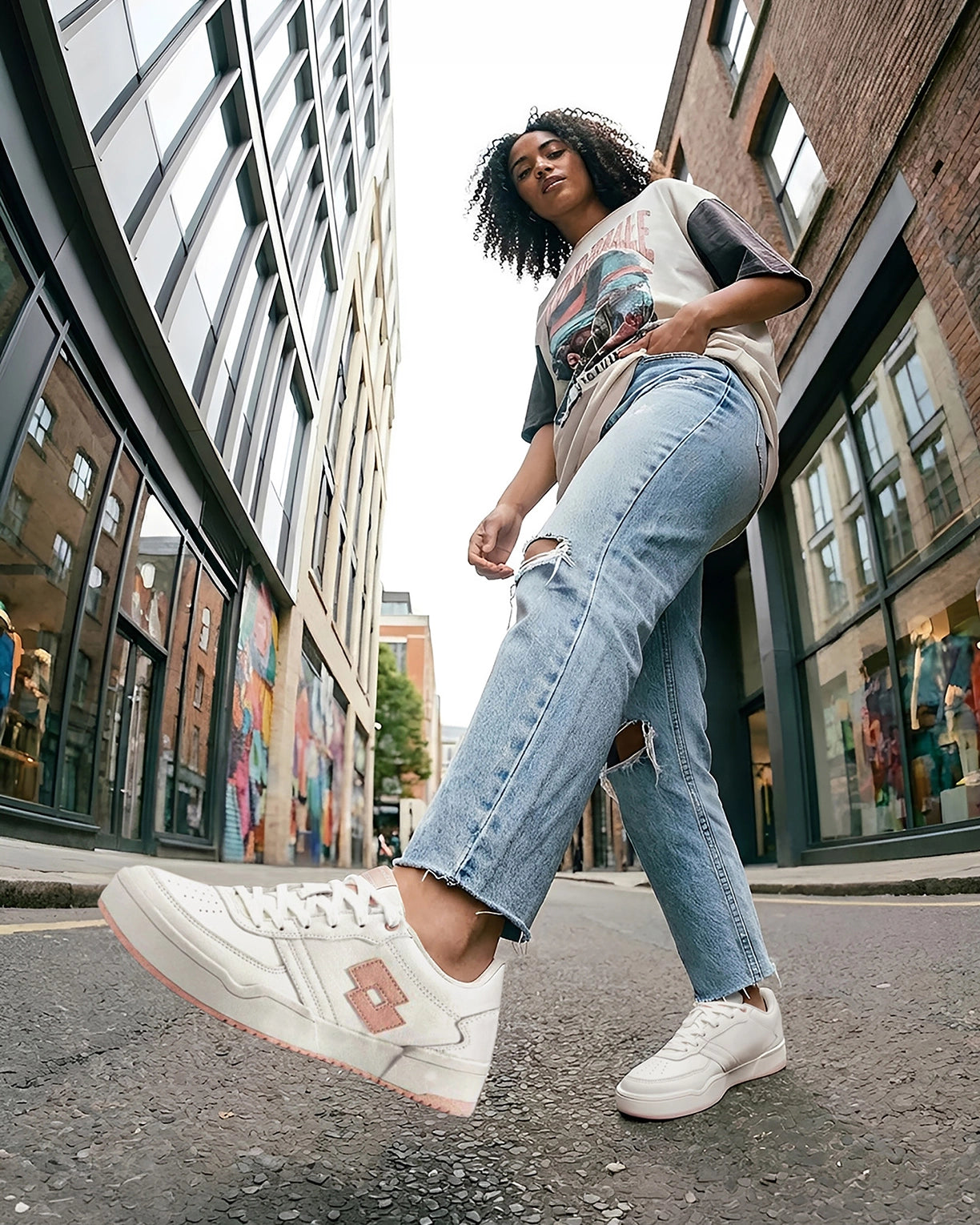 Hoop Star Citta - Star White-Pale Blush