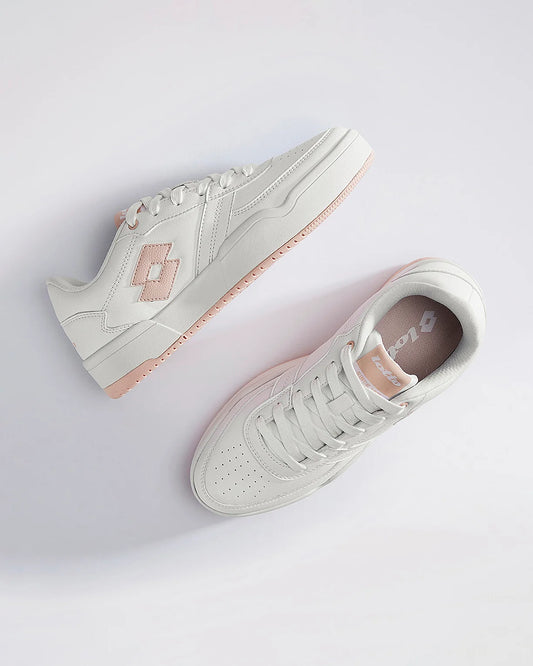 Women's Lotto Hoop Star Citta - White-Peach