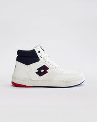 Men Lotto Hoop Star Citta High - Star White-Peacoat Sneakers
