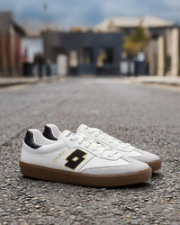 Men Lotto Brasil Select OG - Star White-Black Beauty Sneakers
