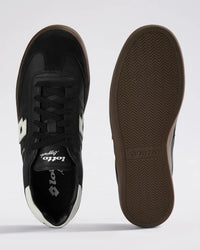 Men Lotto Brasil Select OG - Black Beauty-Star White-Pecan Pie Sneakers 1