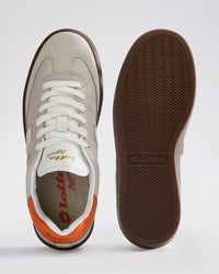 Women Lotto Brasil Select OG - Pumice Stone-Vibrant Orange Sneakers 1