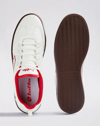 Men Lotto Brasil Select Urbano - Brilliant White-Rococco Red-Rocky Road Sneakers 1