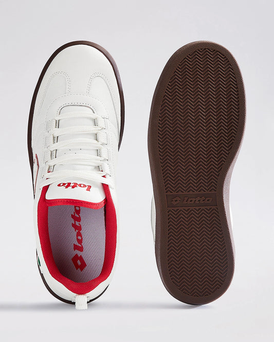 Women's Lotto Brasil Select Urbano - Brilliant White-Rococco Red