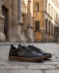 Men Lotto Brasil Select Urbano - Black Beauty-Pecan Pie Sneakers