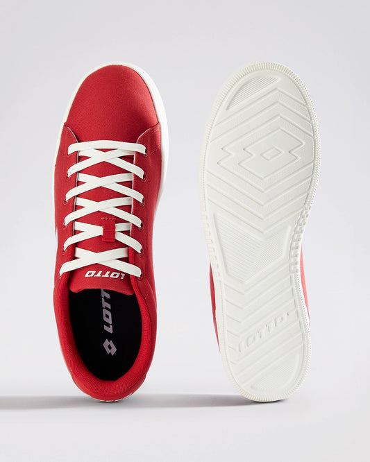 Men's Lotto Strada Blend - Rococco Red-Star White