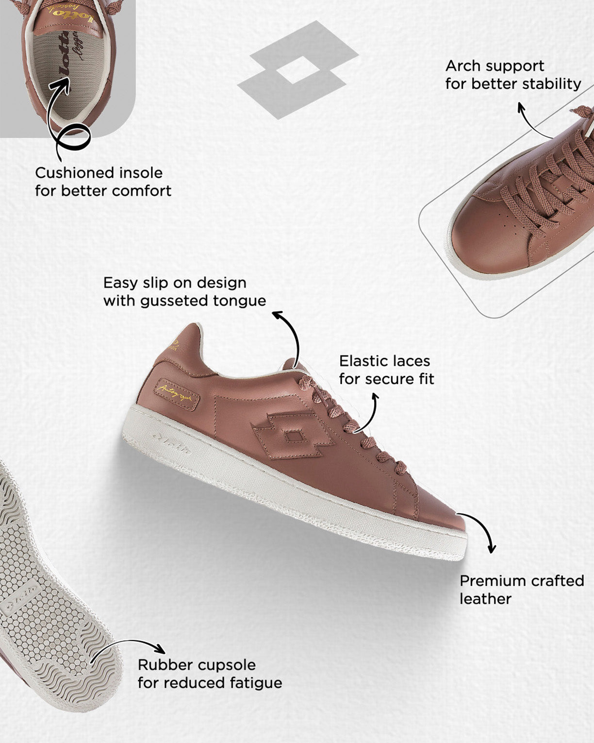 Autograph OG Slip On - Mocha Mousse-Gardenia