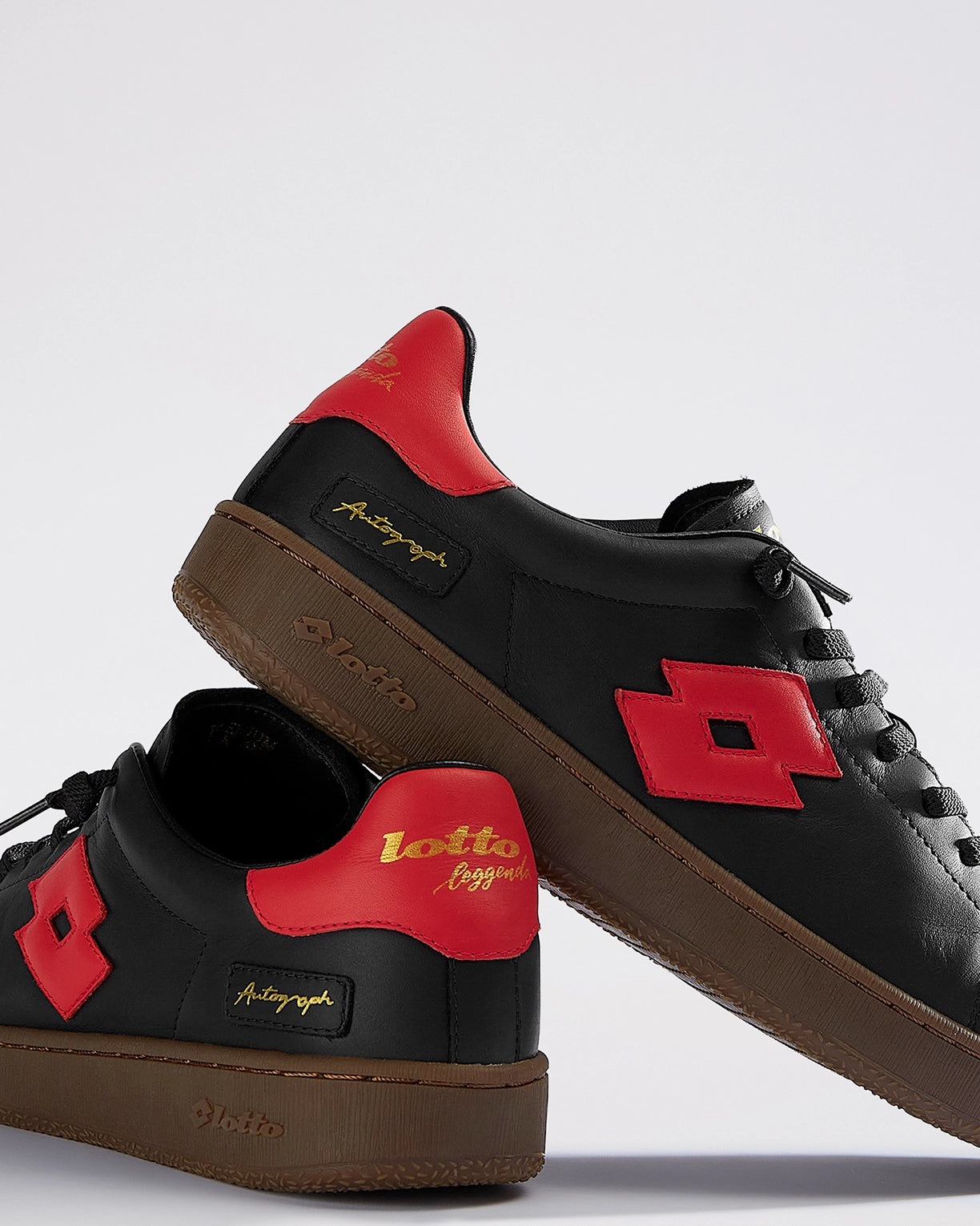 Autograph OG Slip-On - Pure Black-Fiery Red