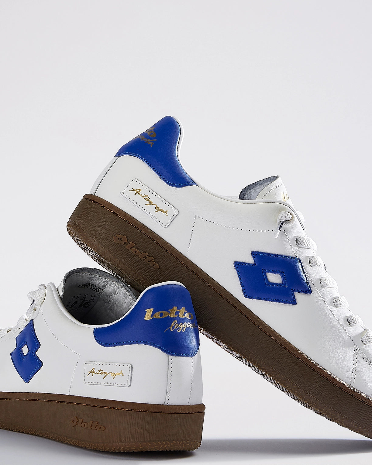 Autograph OG Slip-On - Pure White-Directoire Blue