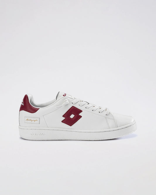 Women's Lotto Autograph OG Slip On - Star White-Rhythmic Red