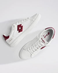 Women Lotto Autograph OG Slip-On - Star White-Rhythmic Red Sneakers 1