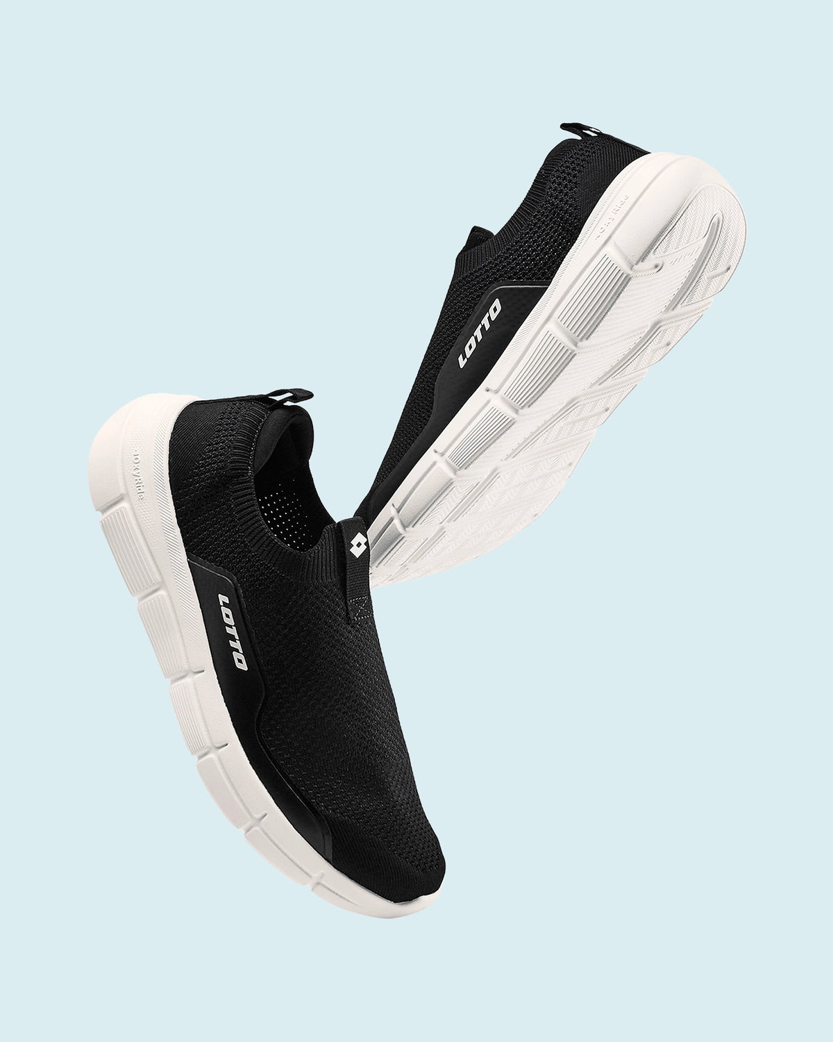 Men Lotto Pulsestep Slip-on - Black Beauty Walking Shoes5