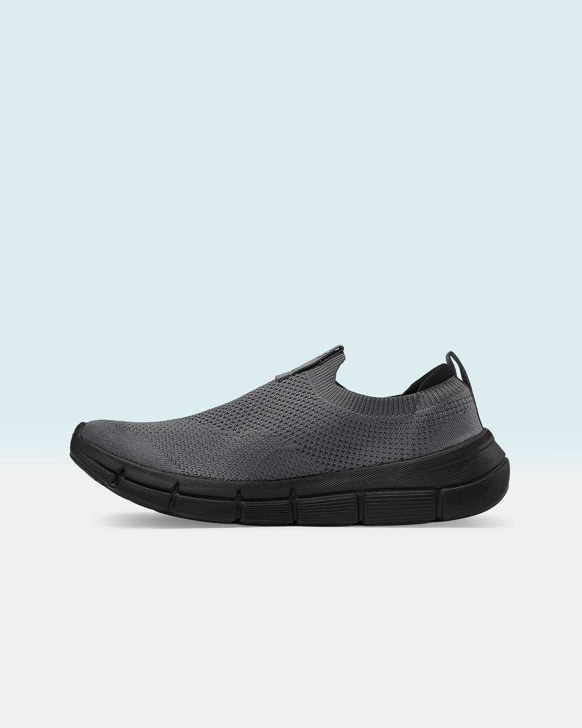 Men Lotto Pulsestep Slip-on - Castlerock-Black Beauty Walking Shoes3