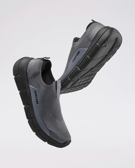 Men's Lotto Pulsestep Slip-on - Castlerock-Black Beauty