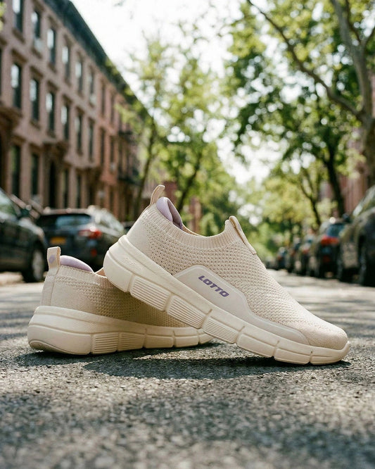 Women Lotto Pulsestep Slip-on - Gardenia Walking Shoes