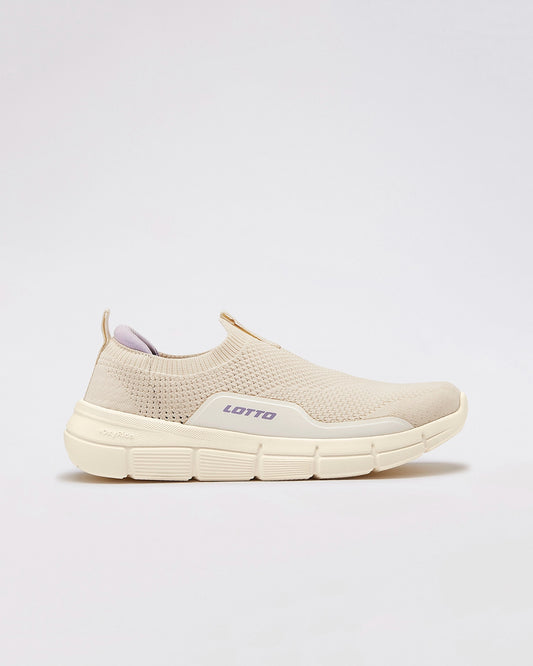 Women's Lotto Pulsestep Slip-on - Gardenia-Purple Heather