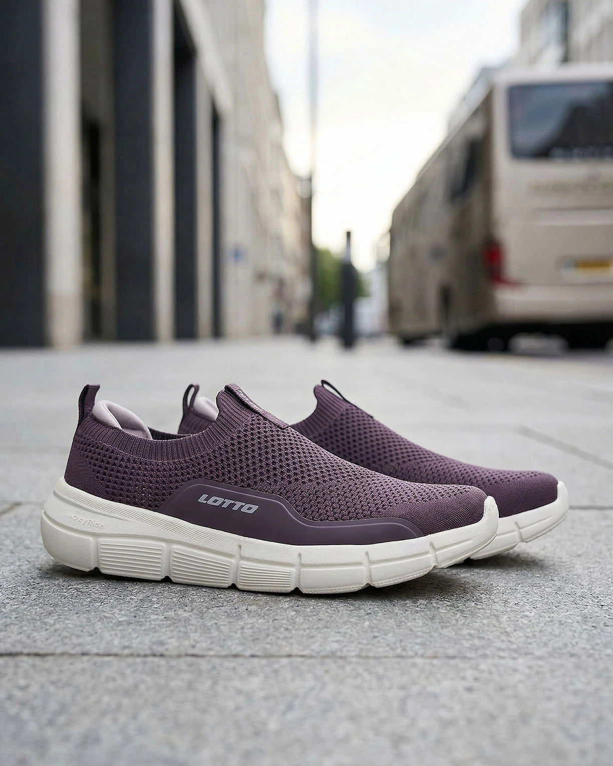 Women Lotto Pulsestep Slip-on - Orchid Ice Walking Shoes0
