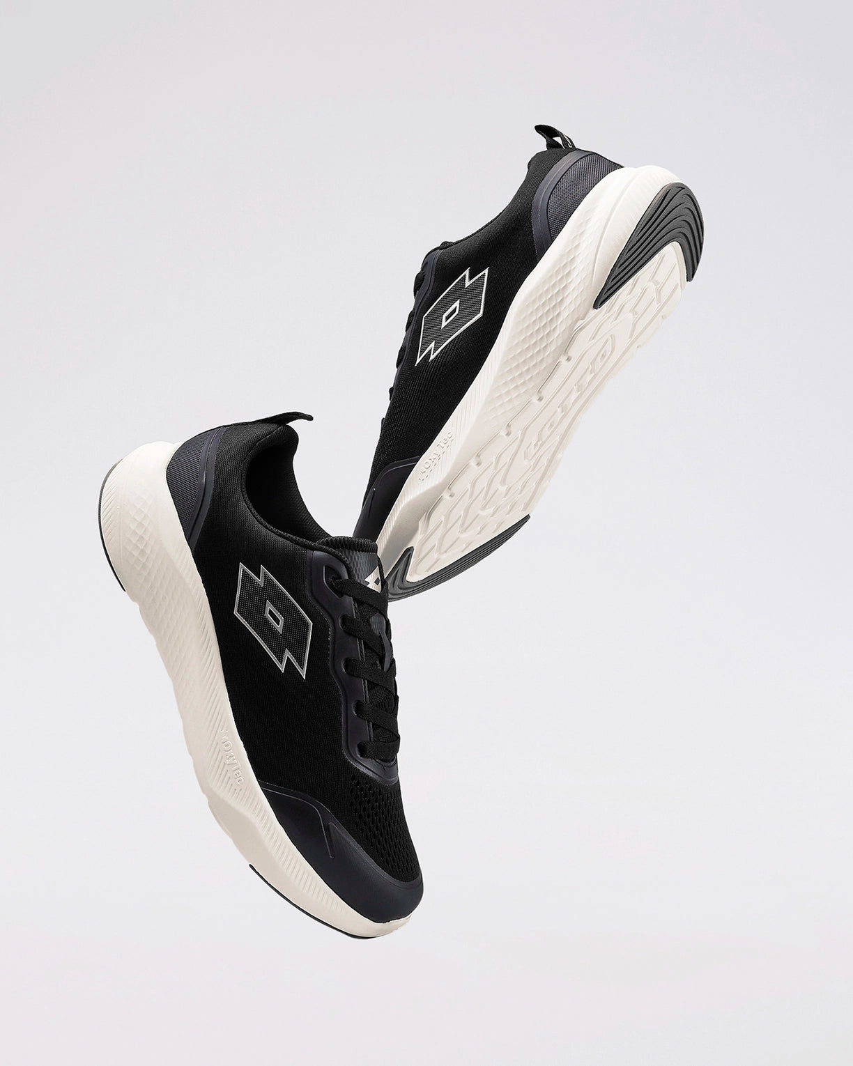 Men Lotto Oxyrun - Black Beauty Running Shoes5